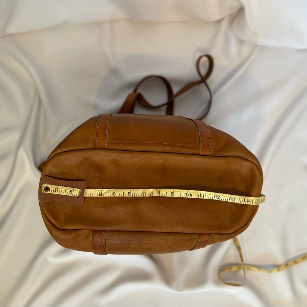 C&C California Large Tan Brown Leather Tote Bag - Picture 6 of 15